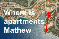 Klik for big Neum, Tiha Luka map. Matthew apartments, Apartmani Matej, Мэтью апартаменты, Matthew Appartements, Метью апартаменти